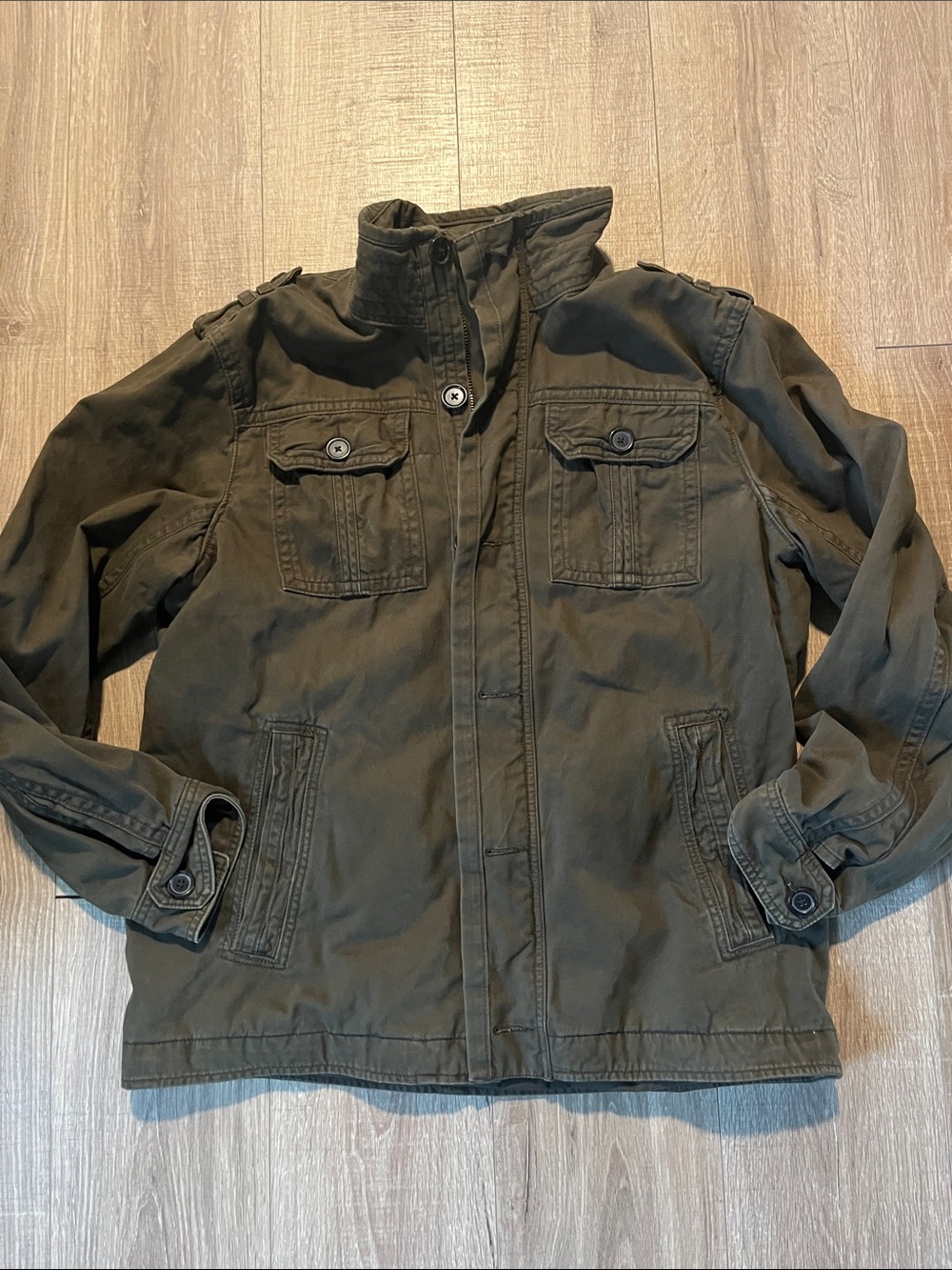 Old Navy Olive Green Military Field Jacket